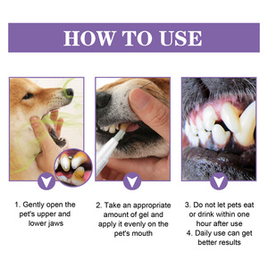 Gel Reparador Bucal para Mascotas YEGBONG |   Removedor de Manchas Dentales, Cuidado Bucal y de Encías para <span class=keywords><strong>Perros</strong></span> y Gatos - Lápiz de Cuidado Dental sin Cepillo de 3 ml - Product Image 3