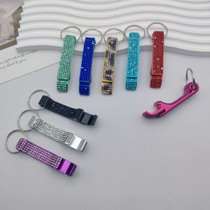 Llavero Abridor <span class=keywords><strong>de</strong></span> <span class=keywords><strong>Botellas</strong></span> con Diamantes <span class=keywords><strong>de</strong></span> Imitación Brillantes para Mujer, Accesorio <span class=keywords><strong>de</strong></span> Moda para Bolso, Colgante Elegante y Ecológico para Coche - Product Image 2