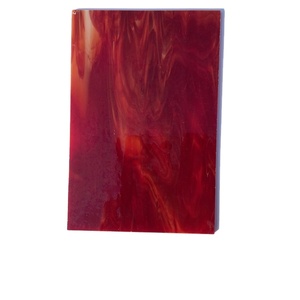 WANDIOR Factory Store Rouge Brun Église <span class=keywords><strong>Opale</strong></span> Verre 3mm Épaisseur <span class=keywords><strong>Vitrail</strong></span> Feuille - Product Image 3