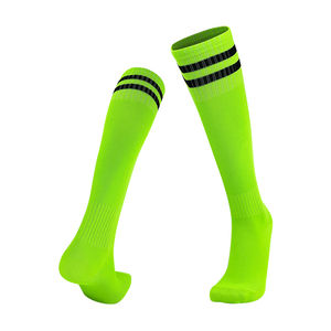 <span class=keywords><strong>Chaussettes</strong></span> longues classiques de football à poignée longue, Logo personnalisé, <span class=keywords><strong>chaussettes</strong></span> de football sur le genou pour garçons - Product Image 5