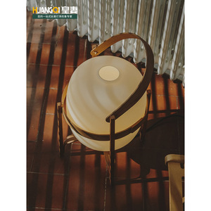 Huangqi Wooden Table Lamp E27 Led Switch Control For Bedroom Living Room Study Desk <b>Lighting</b> - Product Image 4