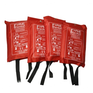Double Sided Silicone Coated Fire <b>Blanket</b> 3.0mm Thickness Heat Resistant Orange Fiberglass Emergency Use - Product Image 3