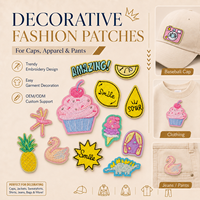 Étiquettes brodées personnalisées, patchs et autocollants de plantes et de cactus pour vêtements, accessoires et sacs DIY