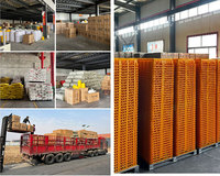 Caisse de transport pliable en plastique WIN pour poulets/cailles/dindes, cage de transport d'œufs en plastique à vendre
