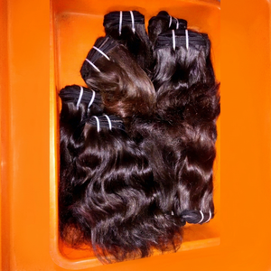 Extensions de cheveux indiens Remy 100 % naturels non traités, tissage double machine, toutes couleurs, lots de mèches couleur naturelle pour cheveux – Vente chaude - Product Image 1