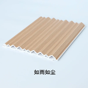 170x14mm montagne formes différentes tailles triangles intérieur décoratif bois plastique Composite panneau mural cannelé - Product Image 3