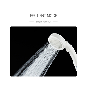 Hochdruck-Handbrause mit Dreifach-Wasserauslass, Chrom-Finish, Ein-Tasten-Stopp, Einstellbarer Wassersparmodus für Hotel und Apartment - Product Image 4