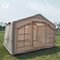 Tente de camping gonflable en plein air, cabine de camping gonflable, tente de camping Oxford anti-moustiques
