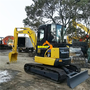 Excavatrice sur chenilles en caoutchouc Komatsu PC50MR 5T d'occasion |   Mini-pelleuse d'origine japonaise avec godet de 0,2 m³ - Product Image 3