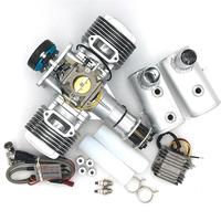Motor de Gasolina Doble DLE-170 de 170cc con Encendido Electrónico y Silenciadores