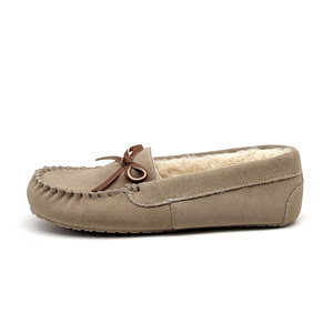 <span class=keywords><strong>Mocassini</strong></span> da <span class=keywords><strong>Donna</strong></span> in Vera Pelle Morbida a Doppia Faccia, Scarpe Casual Chiusurette per Autunno Inverno Primavera - Product Image 1