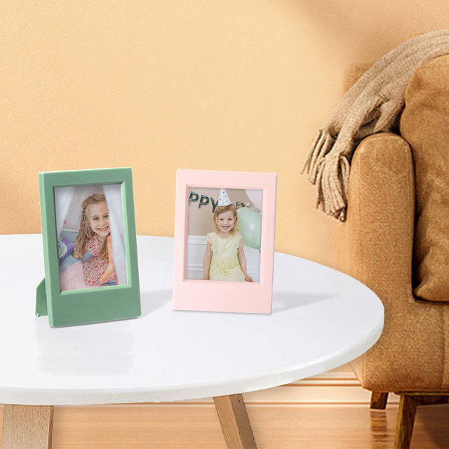 Mini Photo Picture Frames for Desktop and Tabletop, 3 Inches Mini Instant Photo Frames for Fujifilm Film