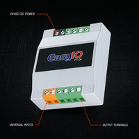 JohonControl EasyIO FT-04 BACnet IP Wi-Fi Server 2UI 2AO Relay Ethernet 24V AC 48VA HVAC Access Point.