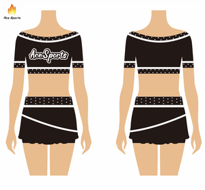 Cheerleading Cheerleading Crop Tops Personnalisé pour Lycéennes Femmes Sportswear pour Entraîneurs Cheerleading Uniformes pour Adultes - Product Image 2