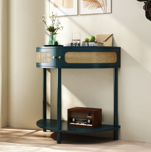 Verde antiguo + Ratán auténtico