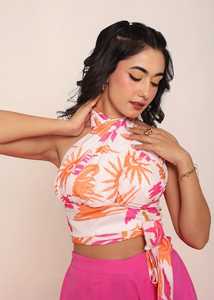 Conjunto de Dos Piezas para Mujer, Top Plisado Cruzado con Shorts, Atuendo Elegante con Diseño Moderno y Cómodo - Product Image 3