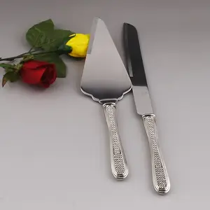 Chinese Supplier Cake Knife And Server Set Luxury Packaging Wedding Cake Knife And Server Set