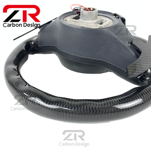 Volante in Fibra di Carbonio LED RPM con Palette del Cambio per <span class=keywords><strong>Mercedes</strong></span>-Benz AMG W204 W205 <span class=keywords><strong>C180</strong></span> W221 C43 C63 W117 W166 W222 C43 C63 - Product Image 6