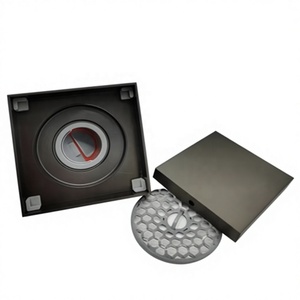 Siphon de sol carré en acier inoxydable robuste de 100 mm (4 pouces) pour usage commercial, anti-odeur, écologique, léger et moderne pour salle de bain et <span class=keywords><strong>baignoire</strong></span> - Product Image 4