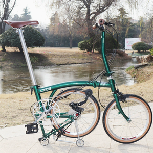 จักรยานพับได้ขนาด 16 นิ้ว 9 สปีด รุ่น BOB A6 Mintparts โครงอะลูมิเนียมอัลลอยด์ 3 ตอน พับได้ น้ำหนักเบา จักรยานพับขนาดเล็ก - Product Image 2