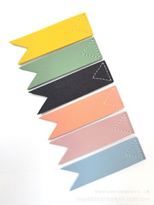 Marque-page en cuir PU en forme <span class=keywords><strong>de</strong></span> V pointue, <span class=keywords><strong>fait</strong></span> main, adorable, pour la lecture et le souvenir – Vente chaude transfrontalière - Product Image 4