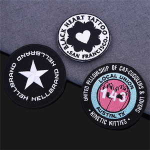 Tùy chỉnh các bản vá lỗi số lượng lớn Nhiệt Báo Chí 3D tùy chỉnh logo đính phù hiệu thêu thêu vá may sắt trên cho quần áo - Product Image 5