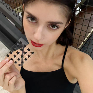 Patchs <span class=keywords><strong>anti</strong></span>-boutons hydrocolloïdes en forme d'étoile noire, faciles à utiliser, traitement localisé pour l'acné du visage - Product Image 2