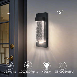 โคมไฟติดผนังภายนอกแบบกันน้ำ IP65 ขนาด 12 16 18 นิ้ว รุ่นโมเดิร์นการ์เดน  5CCT - Product Image 3