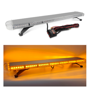 47inch 220W khẩn cấp an ninh hàng đầu mái nhấp nháy hổ phách cảnh báo lightbar giao thông Kỹ thuật Vàng nhấp nháy thanh ánh sáng mới - Product Image 4