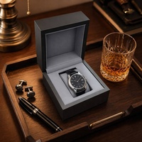 Caja de Regalo para Reloj Hecha a Mano de Lujo, Caja de Embalaje de Cartón Rígido Premium con Logotipo Personalizado, Juego de Caja para Reloj y Joyería Personalizada