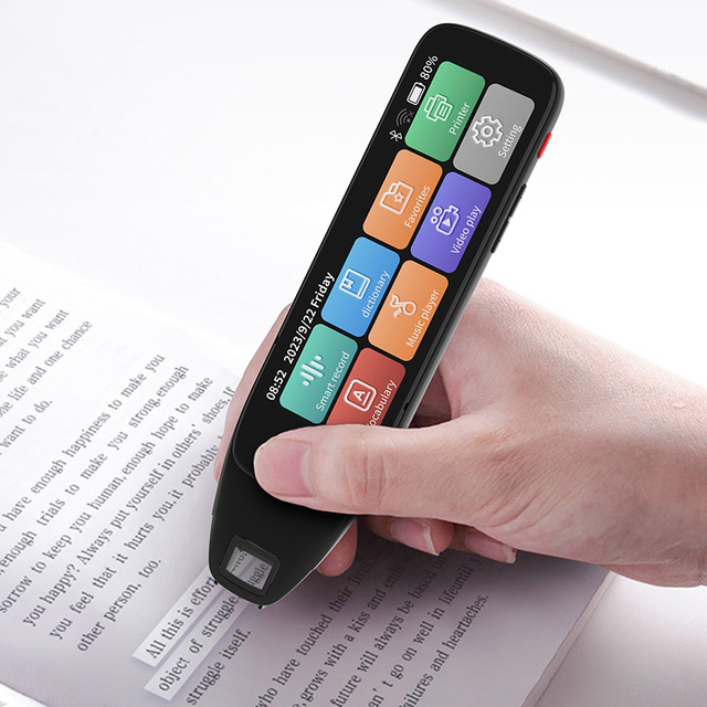 Smart ChatGPT Pen Integration Voice 134 Languages Learning Children Reading Translate Scanner AI Translator IPS 5 Inch