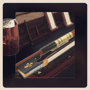 Professional Performance Grade Red Sandalwood Lightweight Violin Bow <strong>Model</strong> 05 <strong>Ebony</strong> Inlaid White Copper Flowers Jiangsu - Product Image 3