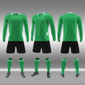 맞춤형 블랙 유소년 축구 유니폼 세트 디지털 프린팅 신디자인 스포츠 티셔츠 저지 - Product Image 4