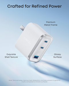 Anker Nano 70W Output Ultra-Fast 3 Port Type Foldable <b>Plug</b> <b>Adapter</b> Fast Charging for A121A 70W Output Wall Cha - Product Image 2