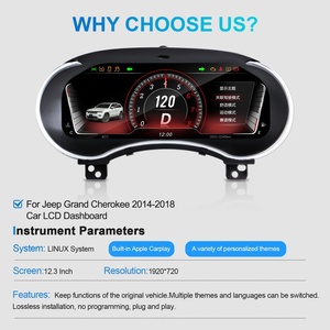 Panel de Instrumentos Digital LCD, Velocímetro LCD para el Tablero, Carplay, Nueva Actualización para Jeep Grand Cherokee 2014-2018 - Product Image 3