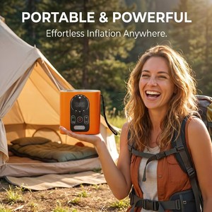 Pompe à air électrique portable rechargeable 22 PSI pour SUP, <span class=keywords><strong>gonfleur</strong></span> et dé<span class=keywords><strong>gonfleur</strong></span> avec écran LED pour canapé gonflable et activités nautiques - Product Image 6