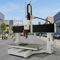 Router CNC de 5 Ejes para Materiales Compuestos, Máquina CNC de 5 Ejes para Moldes de Fibra de Carbono, Máquina CNC de 5 Ejes para Decoración de Mezquitas