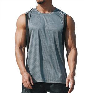 Débardeur de marathon pour homme, été, ample, décontracté, séchage rapide, respirant, course à pied, basketball, entraînement, gymnase, veste de sport - Product Image 4