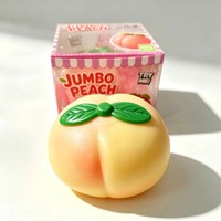 Jouet Squishy en Résine Synthétique Ultra-Grand Effet Réaliste Pêche, à Rebond Lent et Rapide, Bestseller du Commerce International