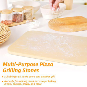 FLYWOD Produit Tendance 2026 Kit d'Accessoires pour la Préparation de Pizzas : Ensemble Pierre à <span class=keywords><strong>Pizza</strong></span> avec Pelle à <span class=keywords><strong>Pizza</strong></span>, Coupe-<span class=keywords><strong>Pizza</strong></span>, Papier Cuisson et Coupe-Plaquettes - Product Image 5