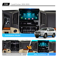 Android 10.1 para Land Cruiser 2016-2019, Micrófono Integrado, Reproductor Multimedia, DSP, GPS, Cámara de Reversa AHD, 1 Año de Garantía