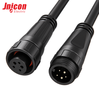 Connecteur étanche surmoulé M16 2+3 broches mâle-femelle 8A 125V avec filetage pour éclairage LED