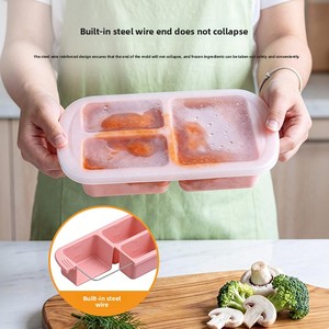OEM ODM 3 <b>Compartment</b> Leak-Proof Wheat Straw <b>Lunch</b> <b>Box</b> Adult Food Storage Container School Children Utensils - Product Image 3