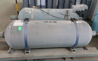 Cilindro de Gas ISO9809 Estándar DOT de 47L WF6 NF3 BCl3 para Llenado de Hexafluoruro de Tungsteno y Tricloruro de Boro de Grado Electrónico