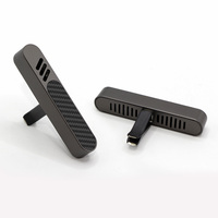 Diffuseur d'air de luxe en alliage de zinc pour voiture, clip de ventilation en métal de qualité supérieure pour grille horizontale ou verticale, longue durée pour l'intérieur de la voiture