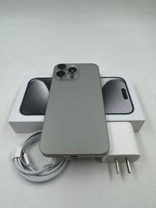 Vente en gros professionnelle pour iPhone 16 Pro/15 Pro XR <span class=keywords><strong>reconditionné</strong></span> officiellement, version américaine 5G, 6,1 pouces, 128 Go/256 Go, <span class=keywords><strong>8</strong></span> Go de RAM, excellent état - Product Image 5