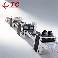Machine à laminer à chaud HPL CPL haute performance TC Machinery avec moteur multifonctionnel 75KW, garantie 1 an