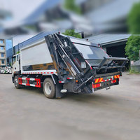 Camion Compacteur de Déchets Foton 4x2 de 14 Mètres Cubes, Chargeur Arrière de 12 Tonnes, Compresseur de Déchets pour le Transport des Déchets, Vente Directe Usine