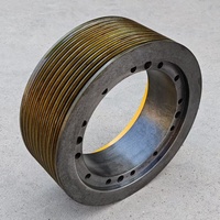 Poulie de traction compatible Lingwang pour mini-machine de salle d'ascenseur 4101010, adaptée aux poulies de traction Xizi Fuward, fabriquée en Chine