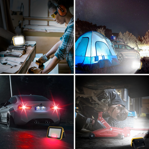 Hot <span class=keywords><strong>New</strong></span> Portable Multifonctionnel Magnétique Crochet Marché de <span class=keywords><strong>Nuit</strong></span> Puissance Affichage Abs Rechargeable Cob Torches Lampe De Poche Led Travail Lumière - Product Image 4